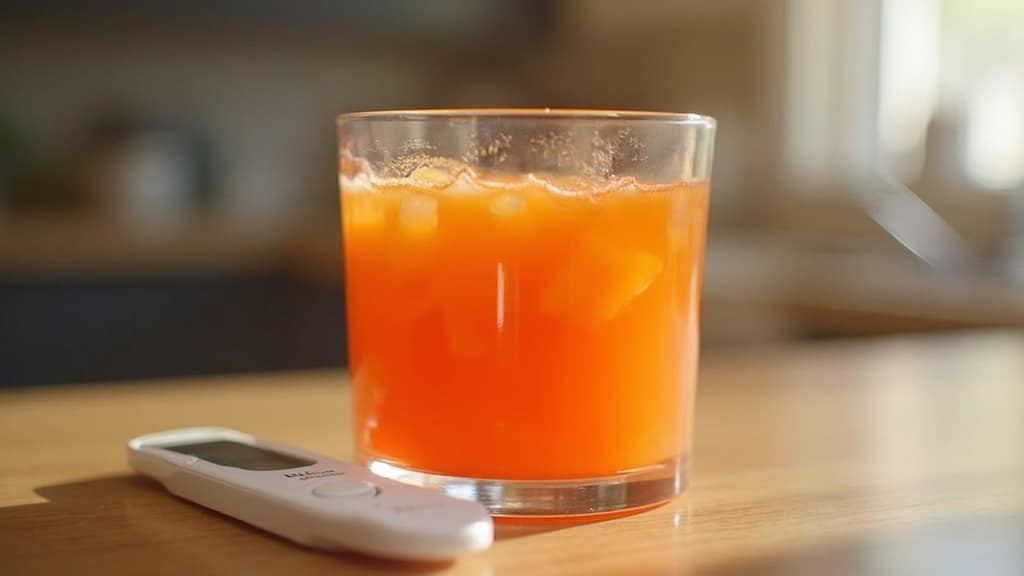 당근의 혈당 스파이크 섭취 후 반응